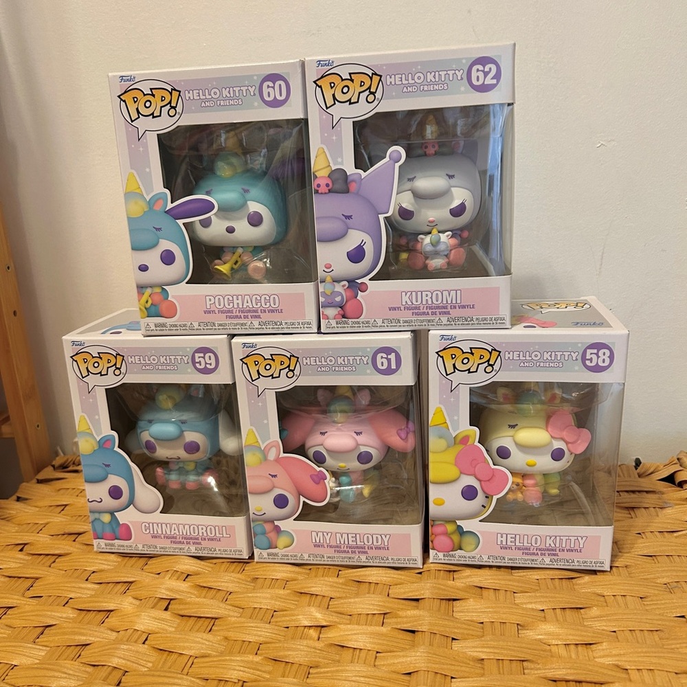 Funko Pop! Hello Kitty & Friends unicorn Set (5)